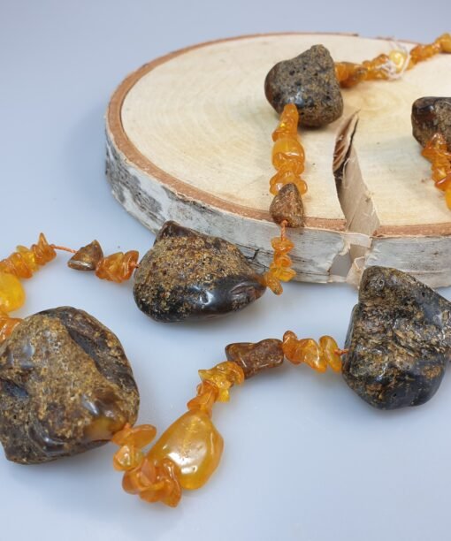 Raw Amber necklace Baltic Amber beads